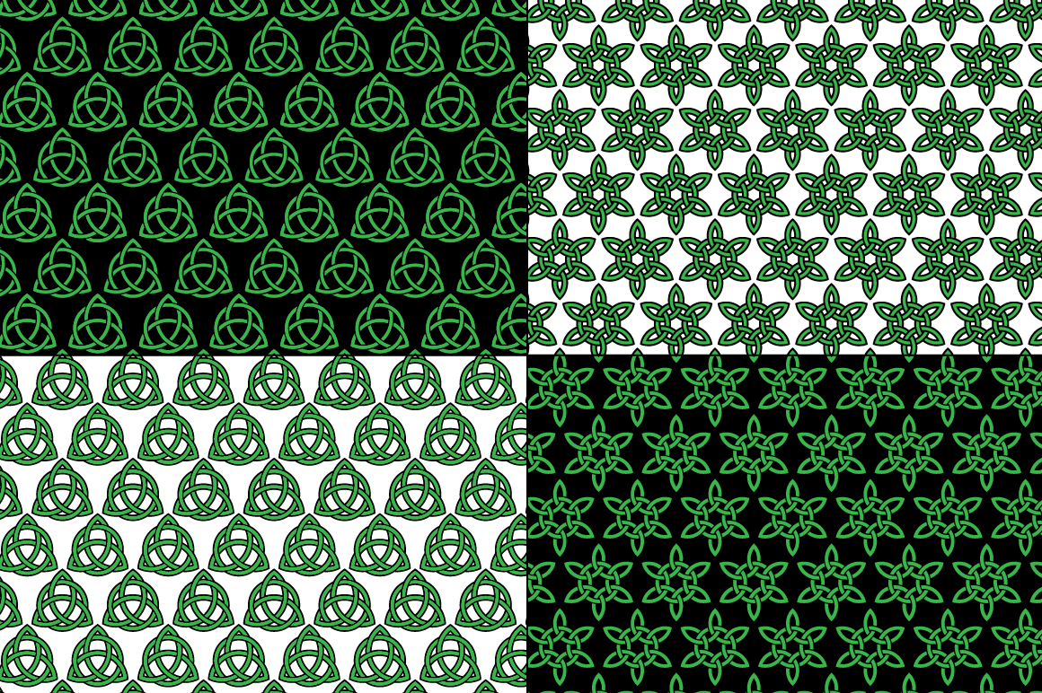 Seamless Celtic Knot Patterns By Melissa Held Designs Thehungryjpeg Com
