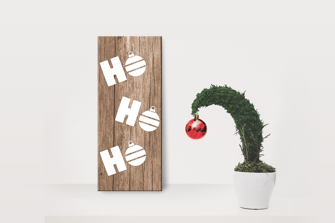Hohoho Christmas Ornament Porch Sign Svg Png Dxf By Designed By Geeks Thehungryjpeg Com