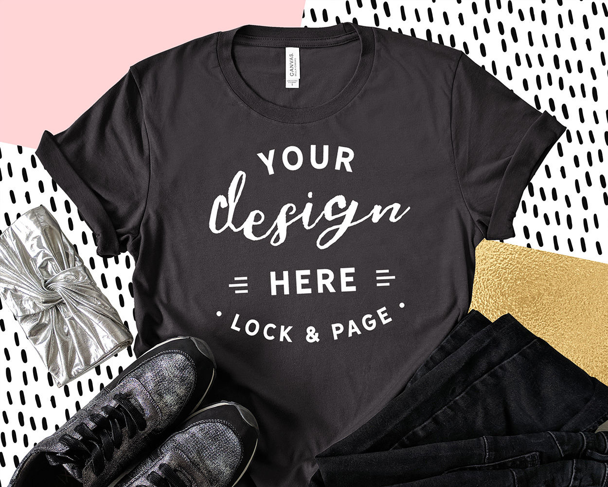 Download T-Shirt Mockup Bella Canvas 3001 Mega Bundle, Stylish ...