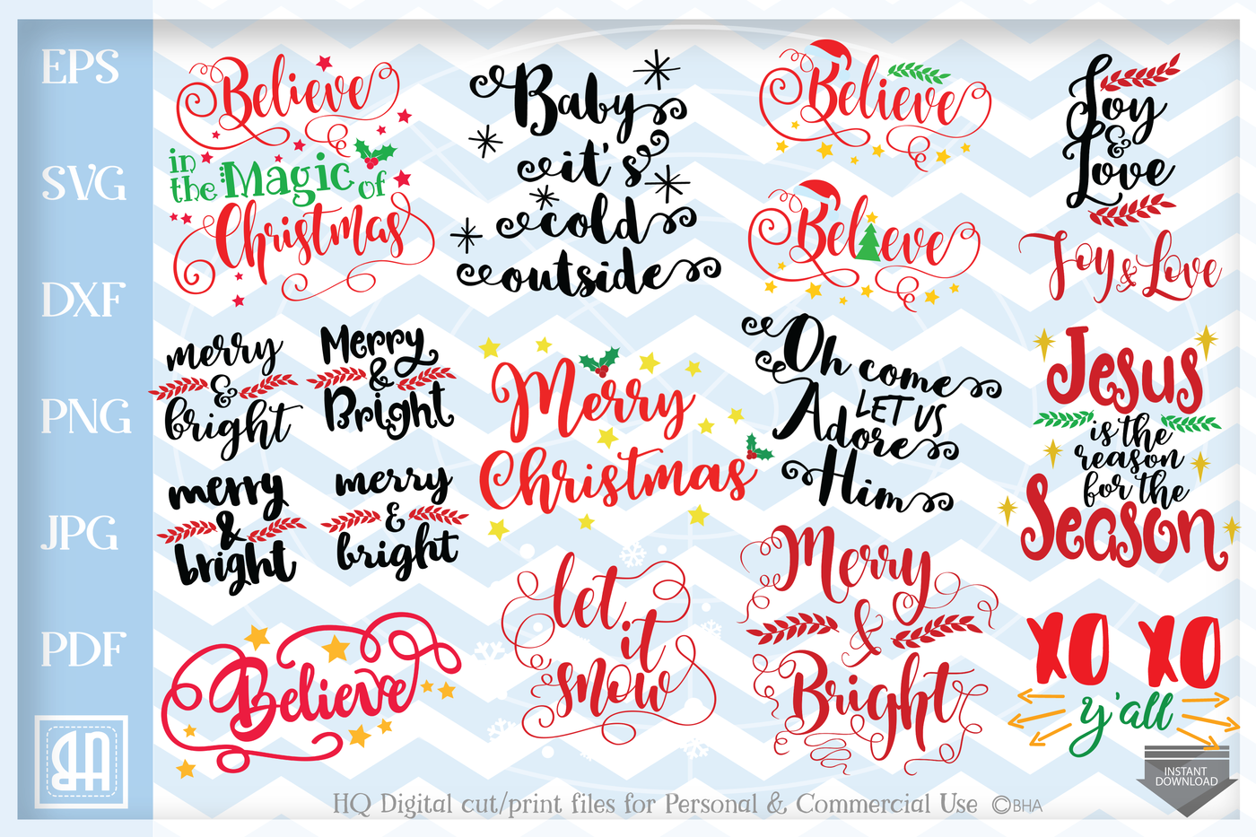 Download Christmas Bundle Svg Christmas Sayings Bundle Svg By Blueberry Hill Art Thehungryjpeg Com