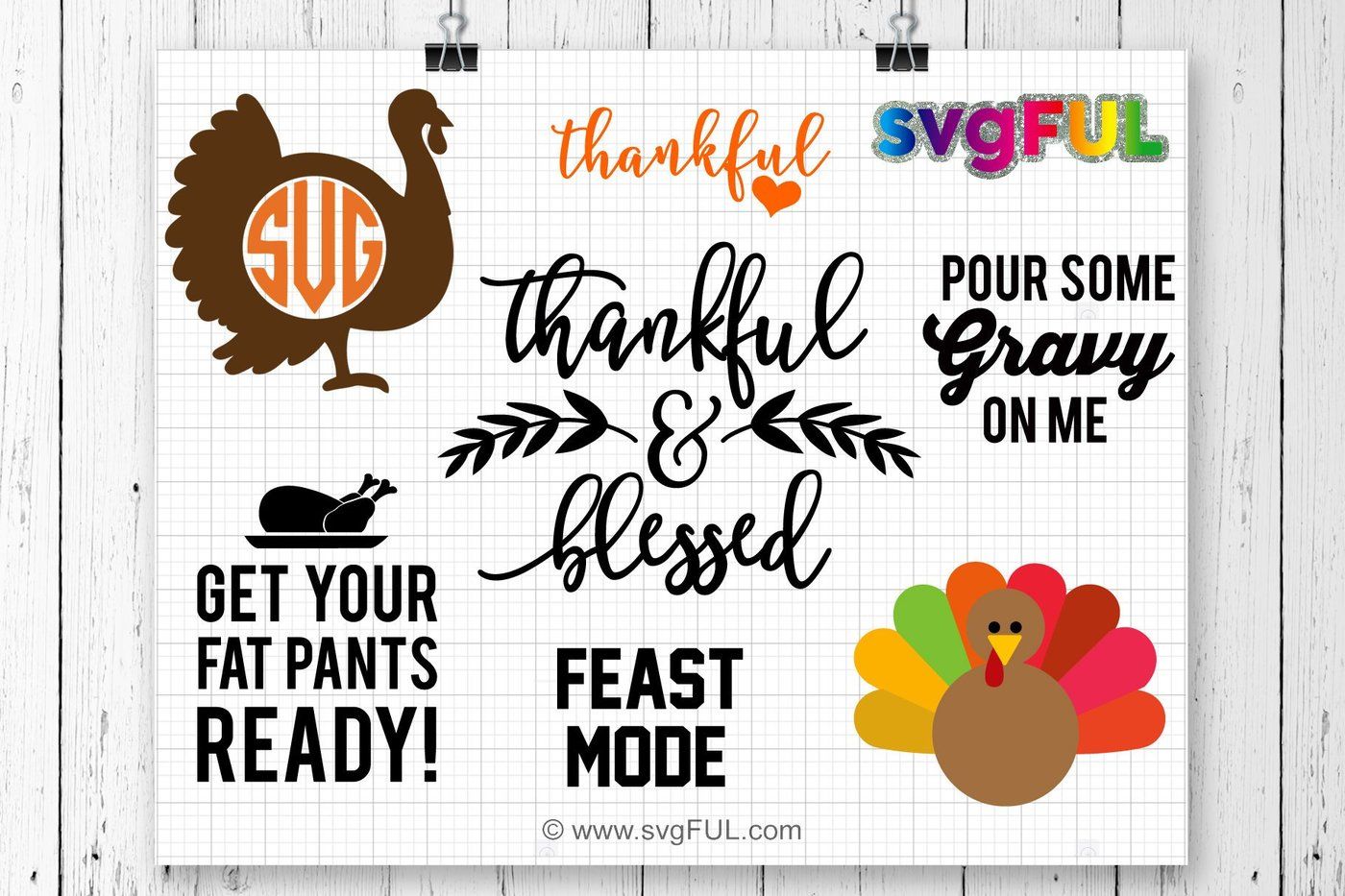 Download Thankful Svg, Turkey Svg, Thanksgiving Bundle, Pour Some ...