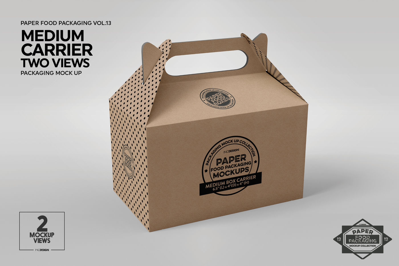 Download Vol 13: Paper Food Box Packaging Mockups By INC Design ...