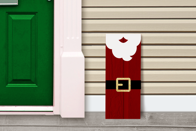 Santa Claus Christmas Porch Sign Svg Png Dxf By Risa Rocks It Thehungryjpeg Com