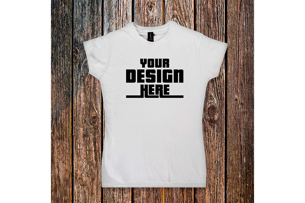 Download Lady's T-shirt Mock up - Psd File with Layers By ...