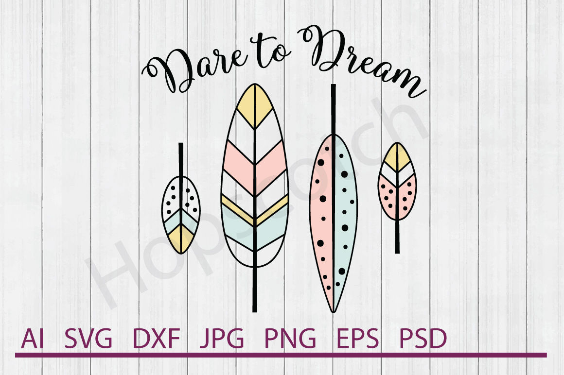 Feather Svg Feather Dxf Cuttable File By Hopscotch Designs Thehungryjpeg 6949