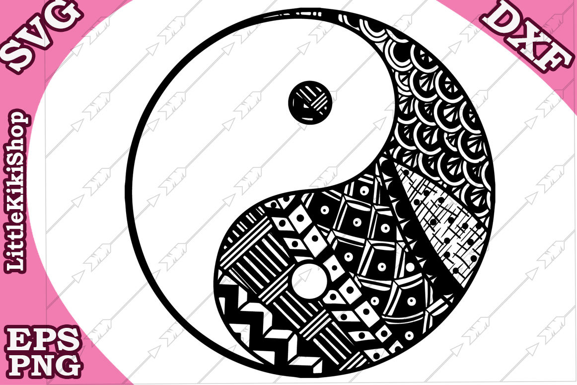 Download Yin Yang Svg, MANDALA YIN YANG, Yin Yang tattoo Svg By LittleKikiShop | TheHungryJPEG.com