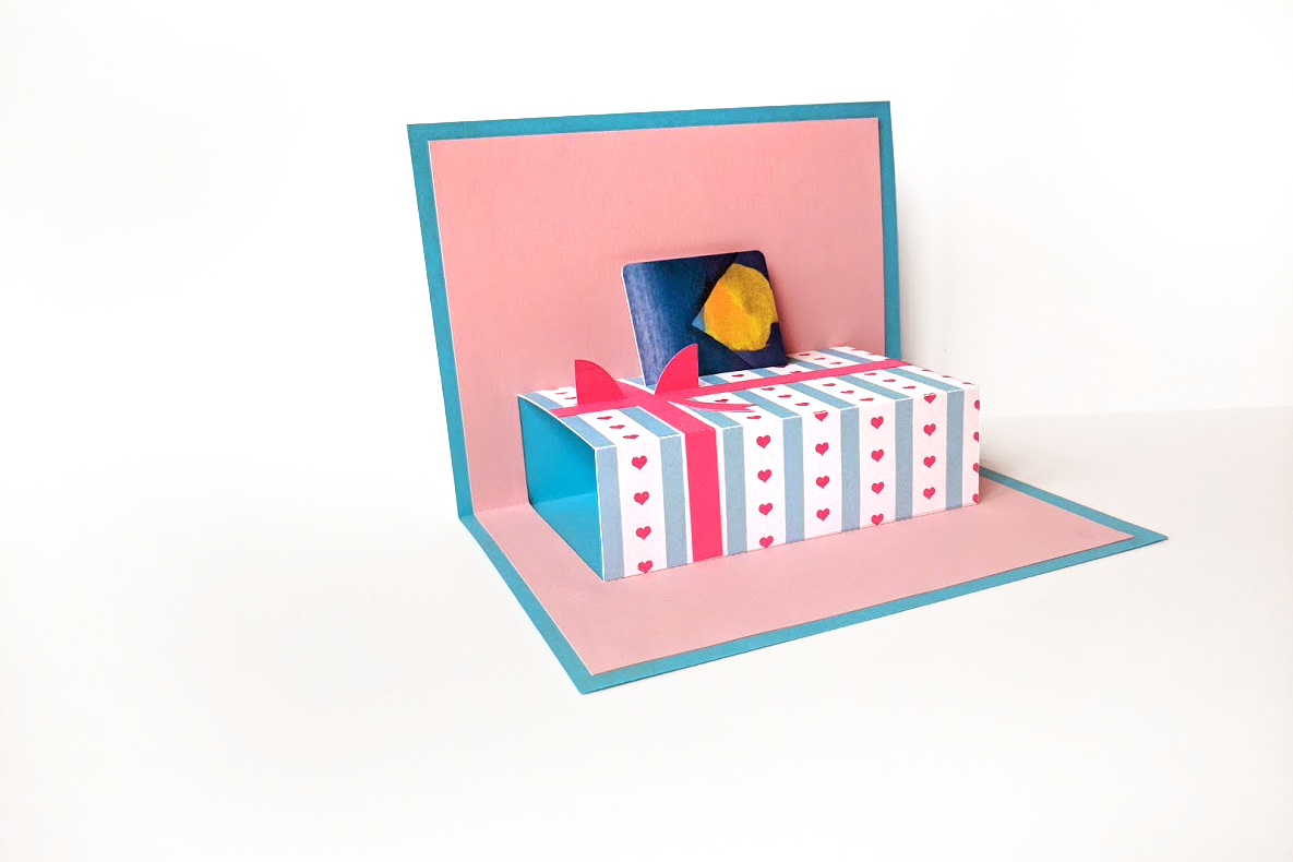 hellige flicker Medarbejder Gift Card Holder Gift Box Pop Up Card | SVG | PDF | DXF By Risa Rocks It |  TheHungryJPEG