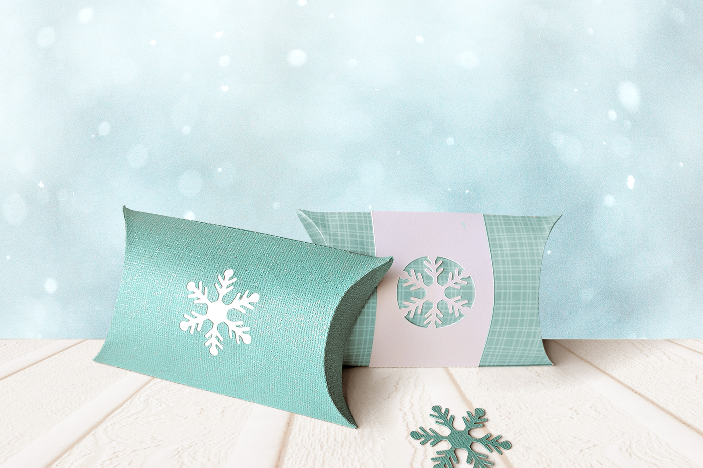 Christmas Snowflake Pillow Box Svg Png Dxf By Risa Rocks It Thehungryjpeg Com