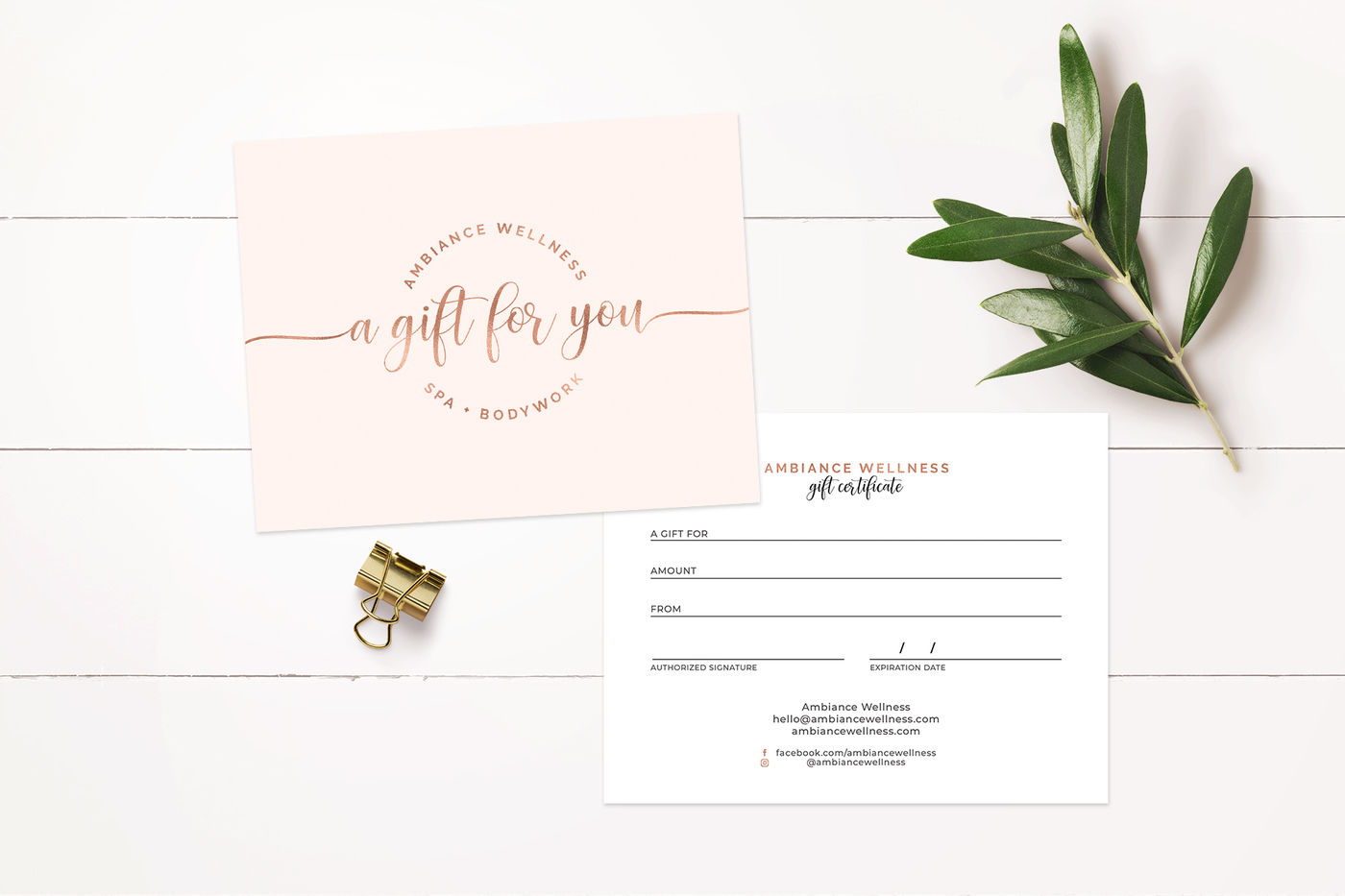 Modern Gift Certificate Template By Indie Grace Thehungryjpeg Com