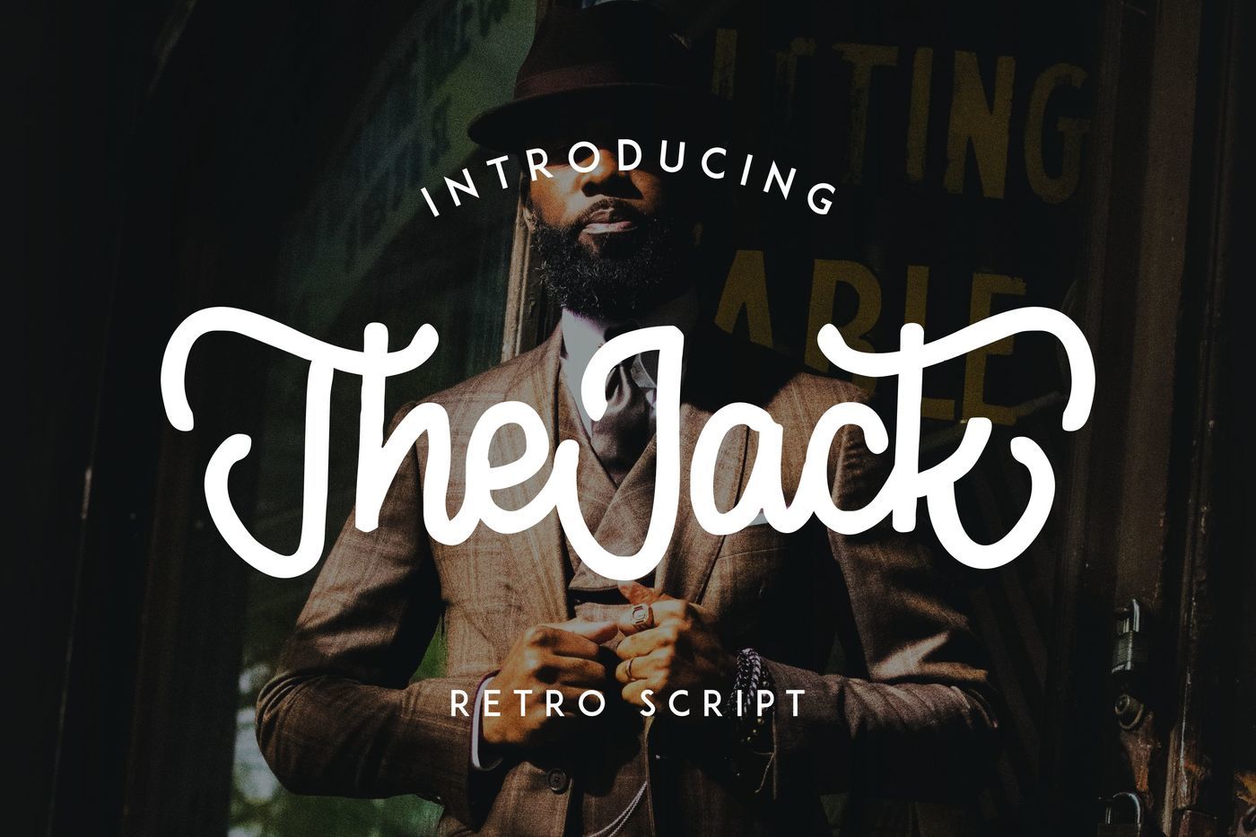 Thejack Elegant Retro Script By Banyumili Studio Thehungryjpeg Com