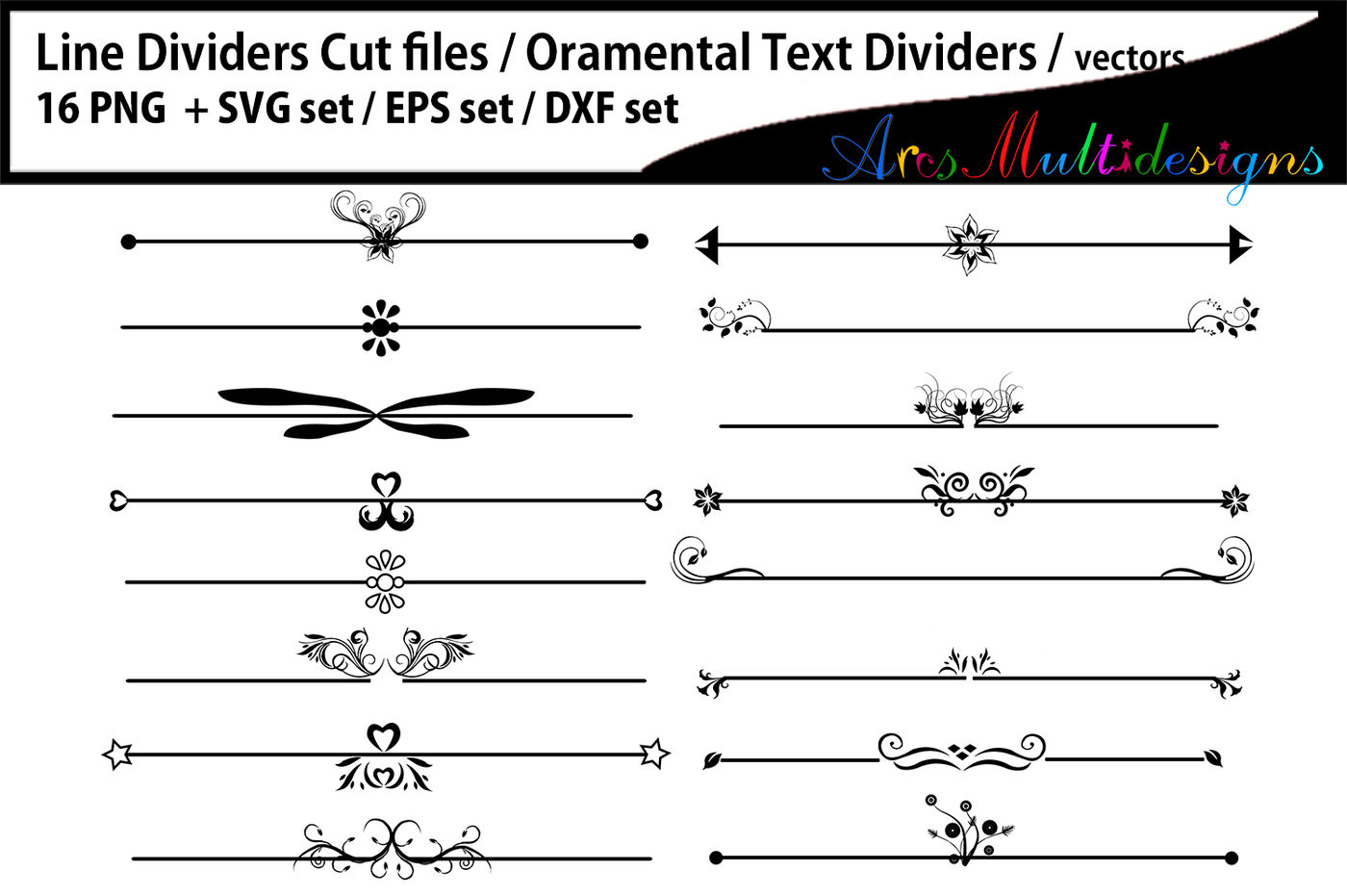 Line Dividers Line Dividers Svg Line Svg Vector Ornamental Text By Arcsmultidesignsshop Thehungryjpeg Com