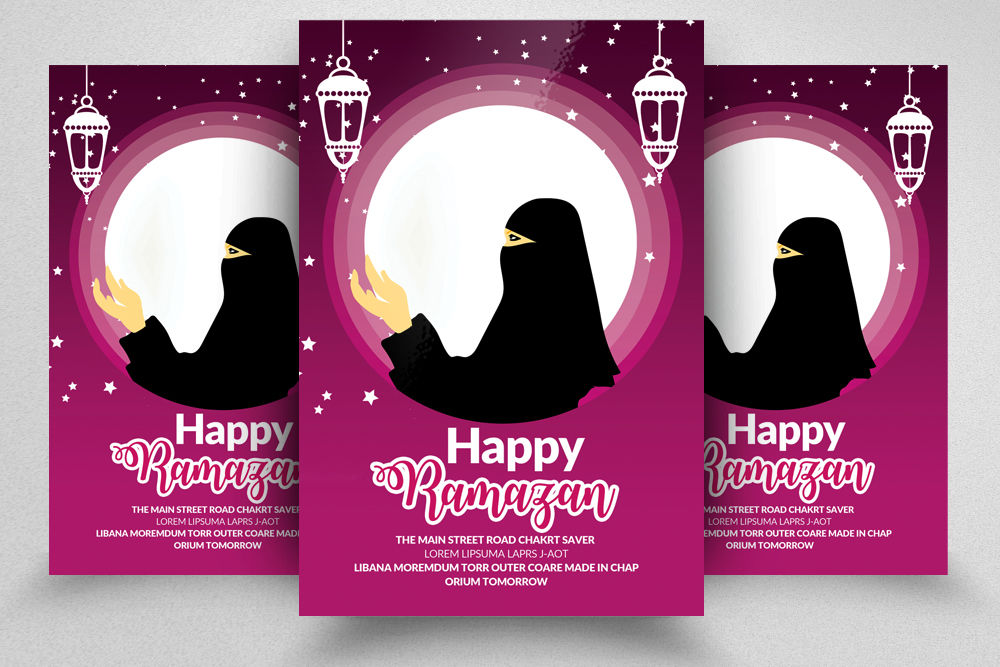 Ramadan Kareem Flyer By Designhub Thehungryjpeg Com