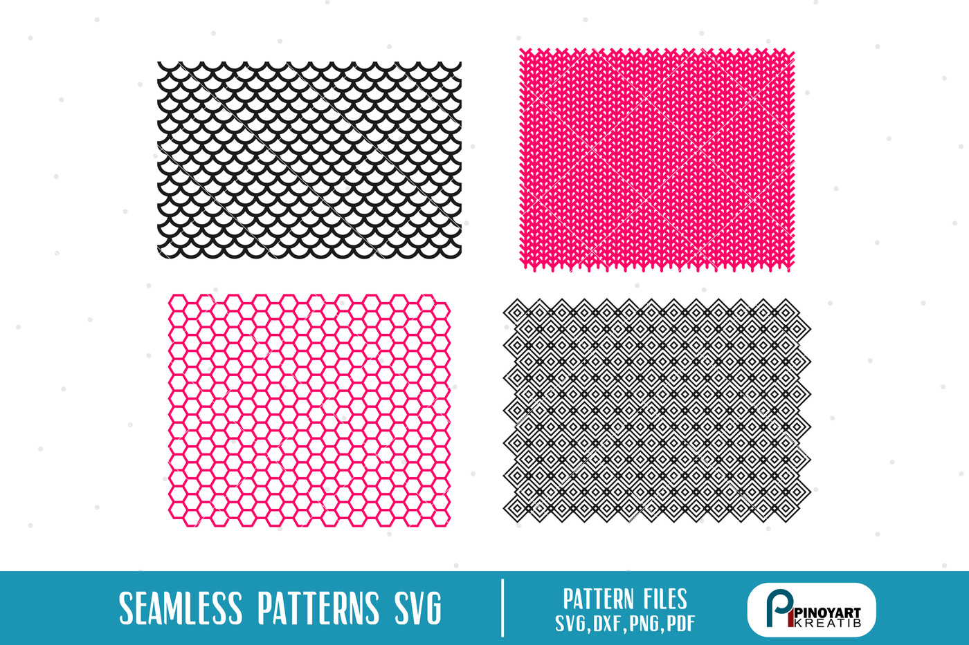 Seamless Patterns svg, Mermaid Scales Pattern svg, Pattern ...