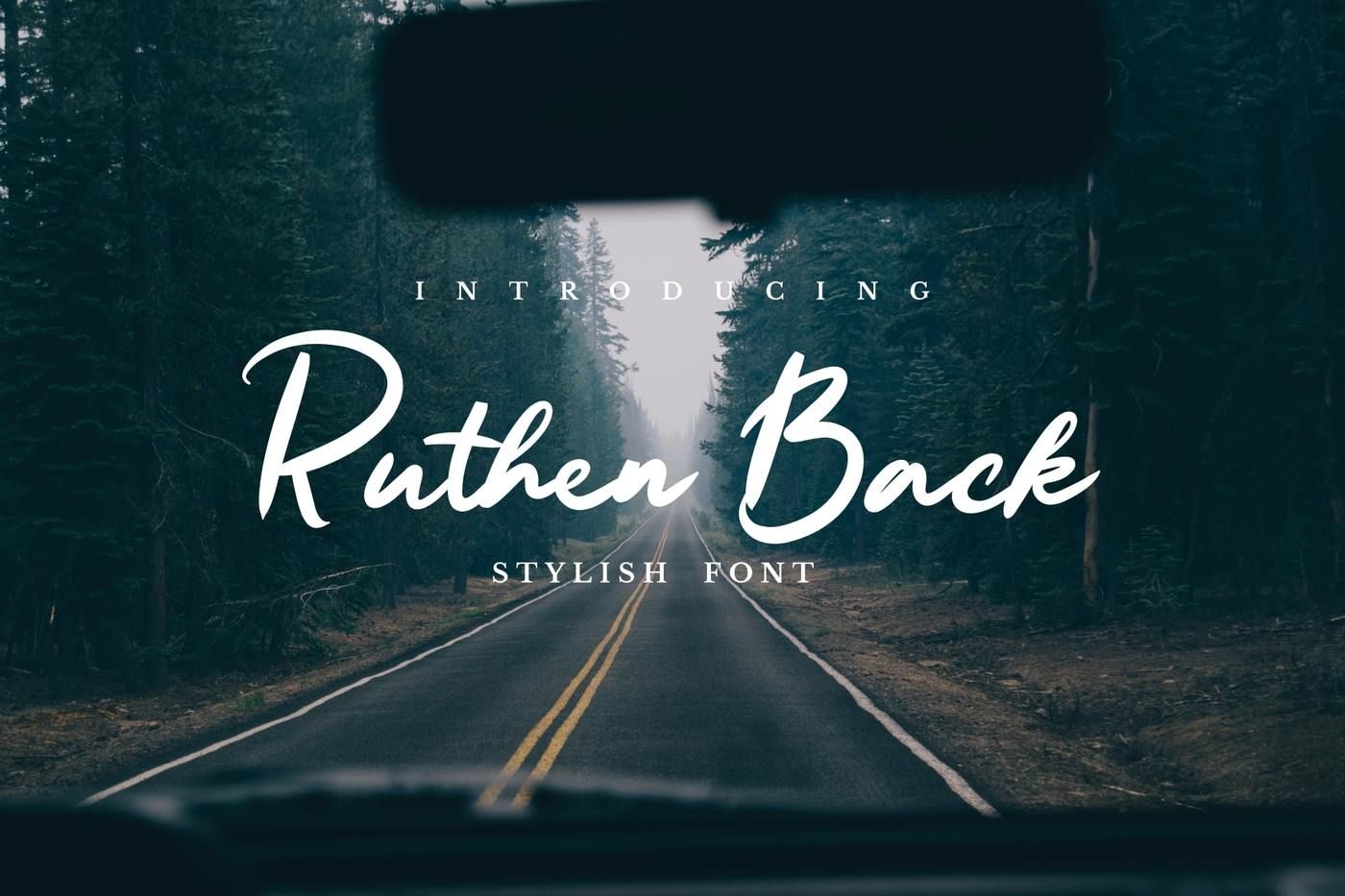 Ruthen Back Stylish Font By Java Pep Thehungryjpeg Com