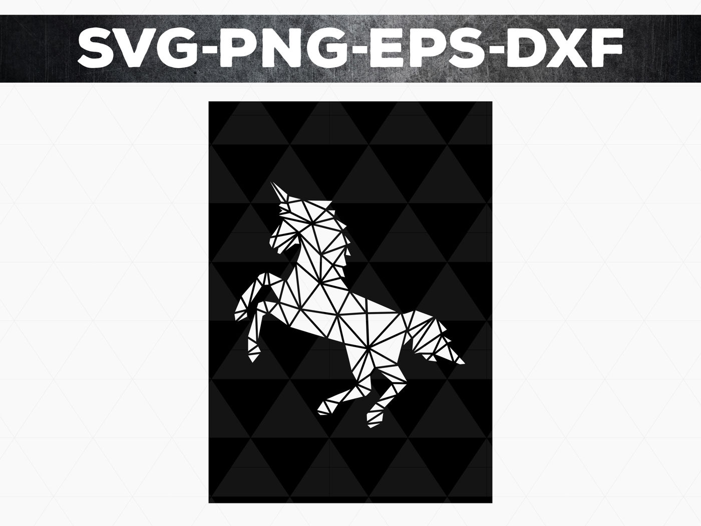 Geometric Unicorn Svg Cutting File Kids Nurse Card Template Dxf Pdf By Mulia Designs Thehungryjpeg Com