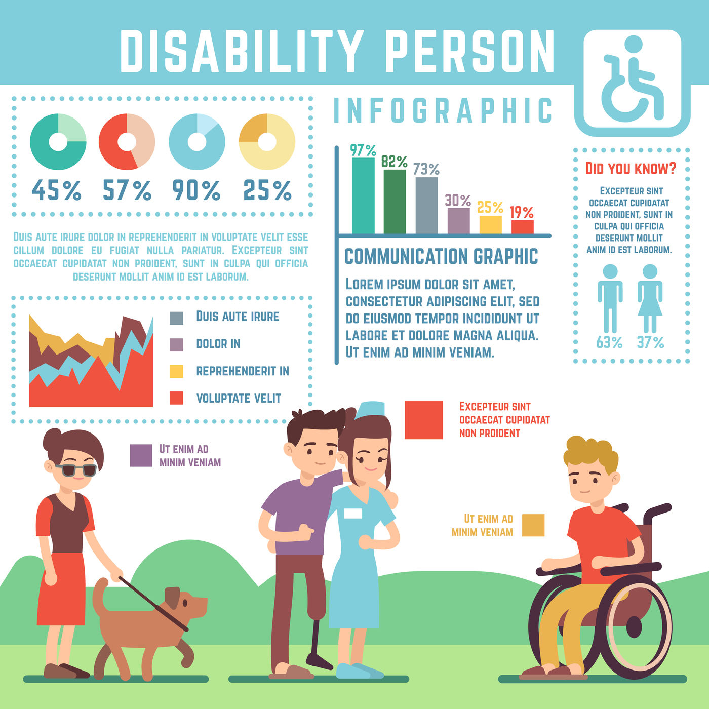 person infographic