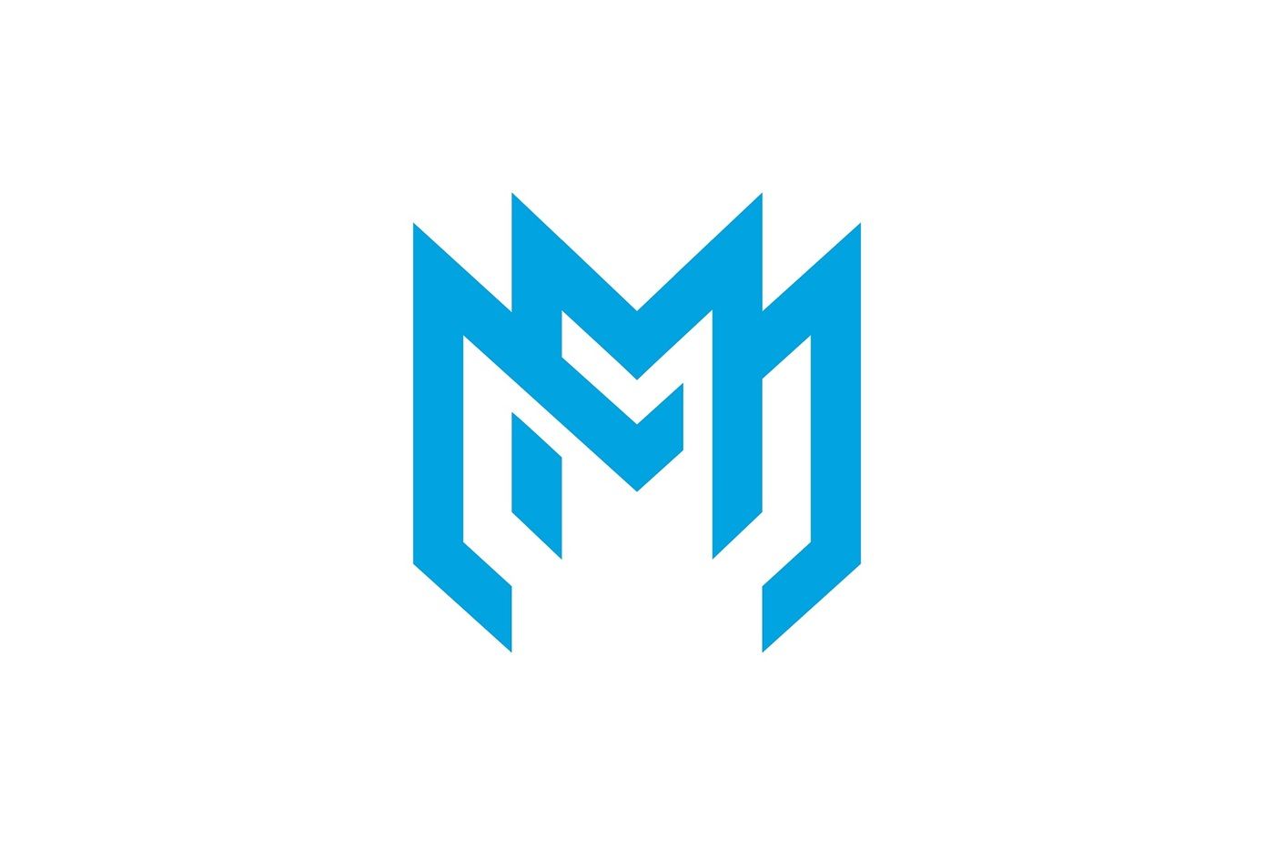 Premium Vector  Mm monogram logo design