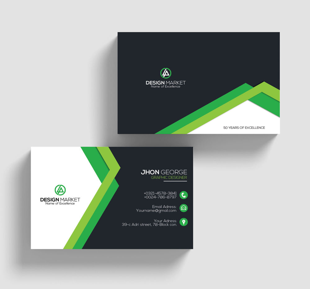 Business Card Template By Designhub | TheHungryJPEG