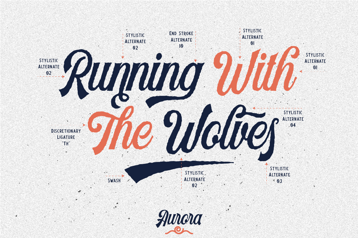 Harlend 6 Fonts With Extras By Anginstudio Thehungryjpeg Com