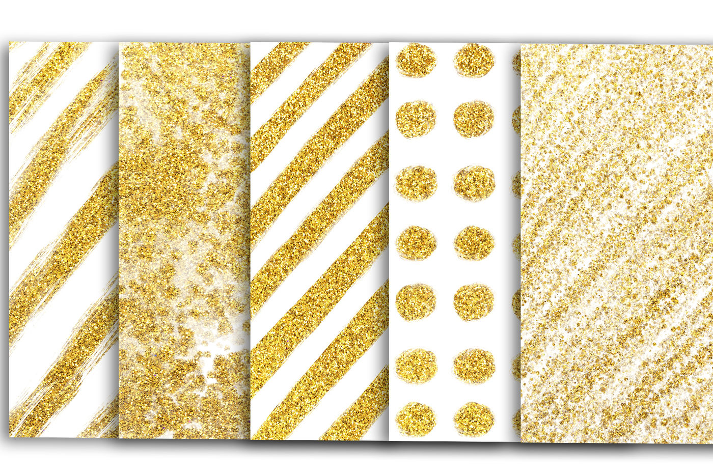 Gold Glitter Paper - Concord & 9th