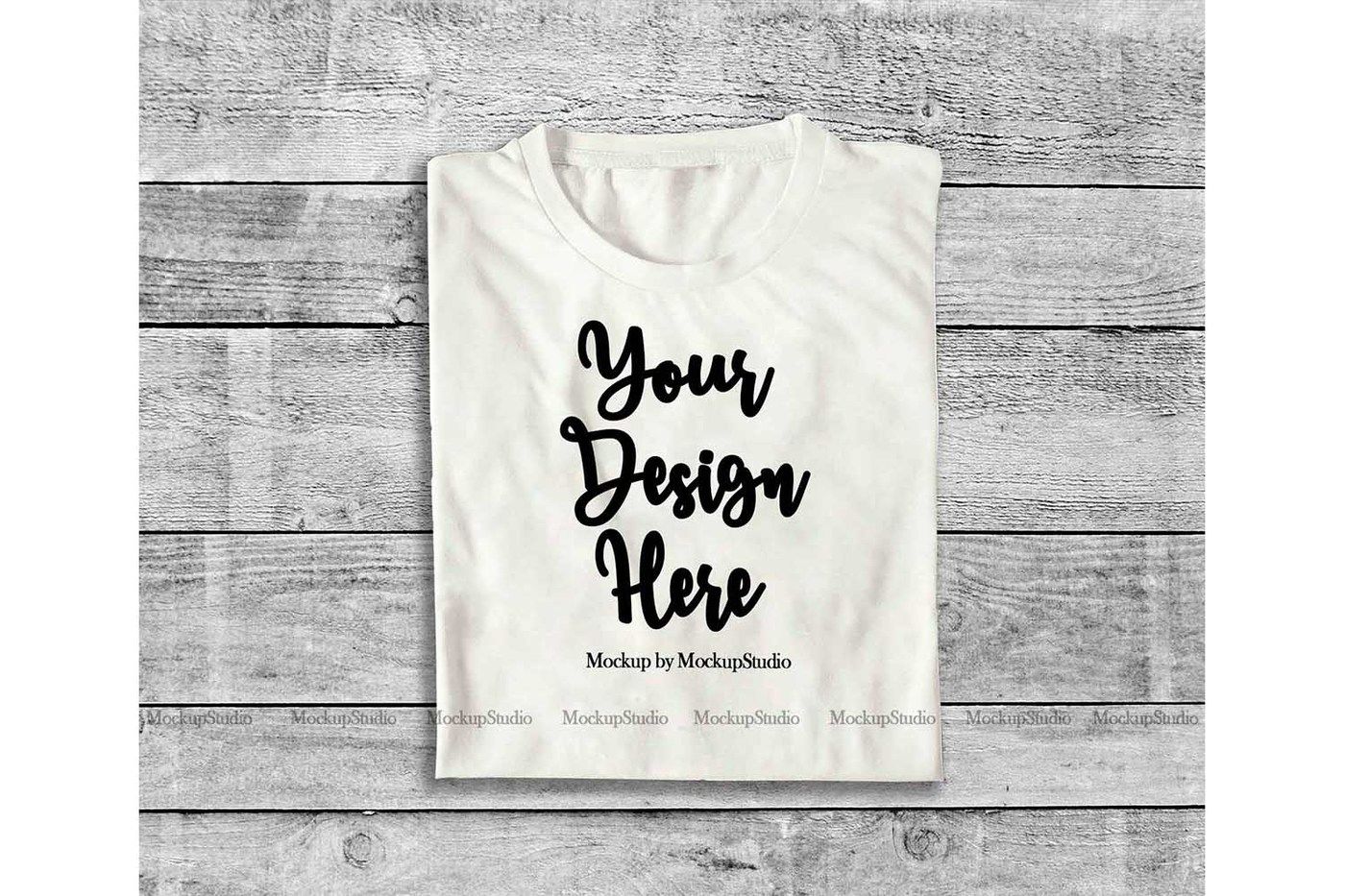 Download White Folded Tshirt Mock Up, Top View Shirt Flat Lay ...