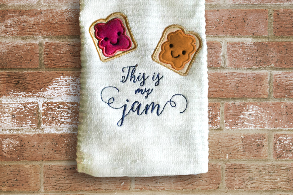 This Is My Jam Applique Embroidery By Designed By Geeks Thehungryjpeg Com