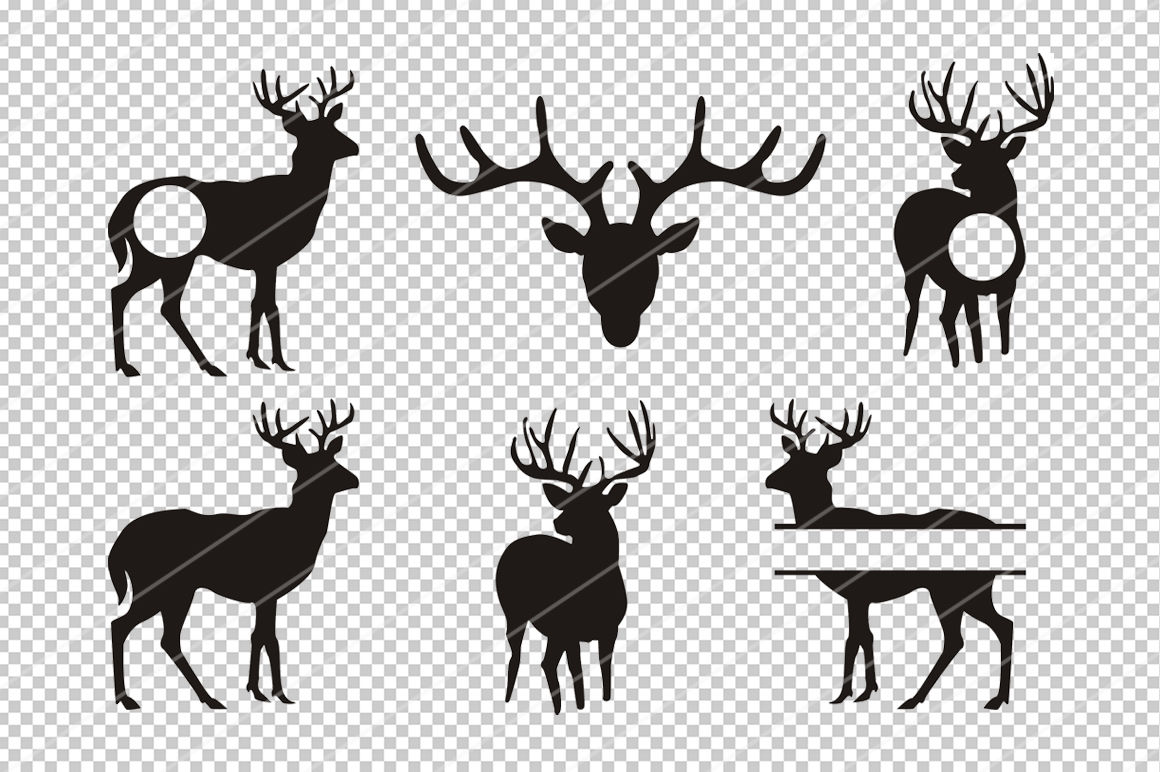 Deer Svg Reindeer Svg Cricut Files Silhouette Cameo Reindeer Print Svg By Paper Amaze Thehungryjpeg Com