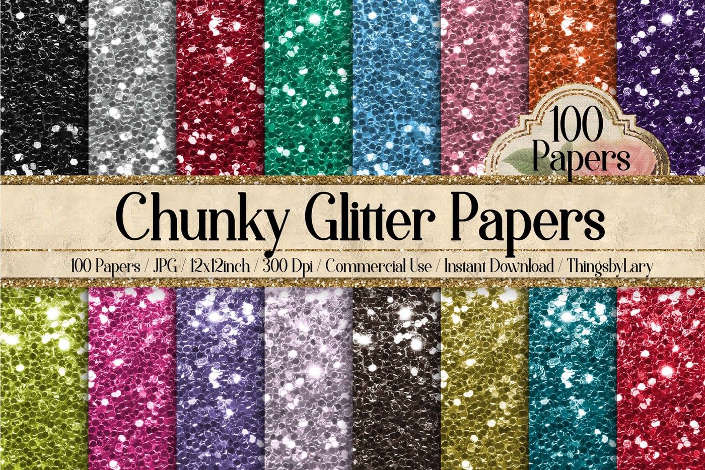 #099 Glitter textures Diamond textures Sparkling glitter Glam Pink Digital Paper Shiny metallic foil Luxury pink paper Glam textures