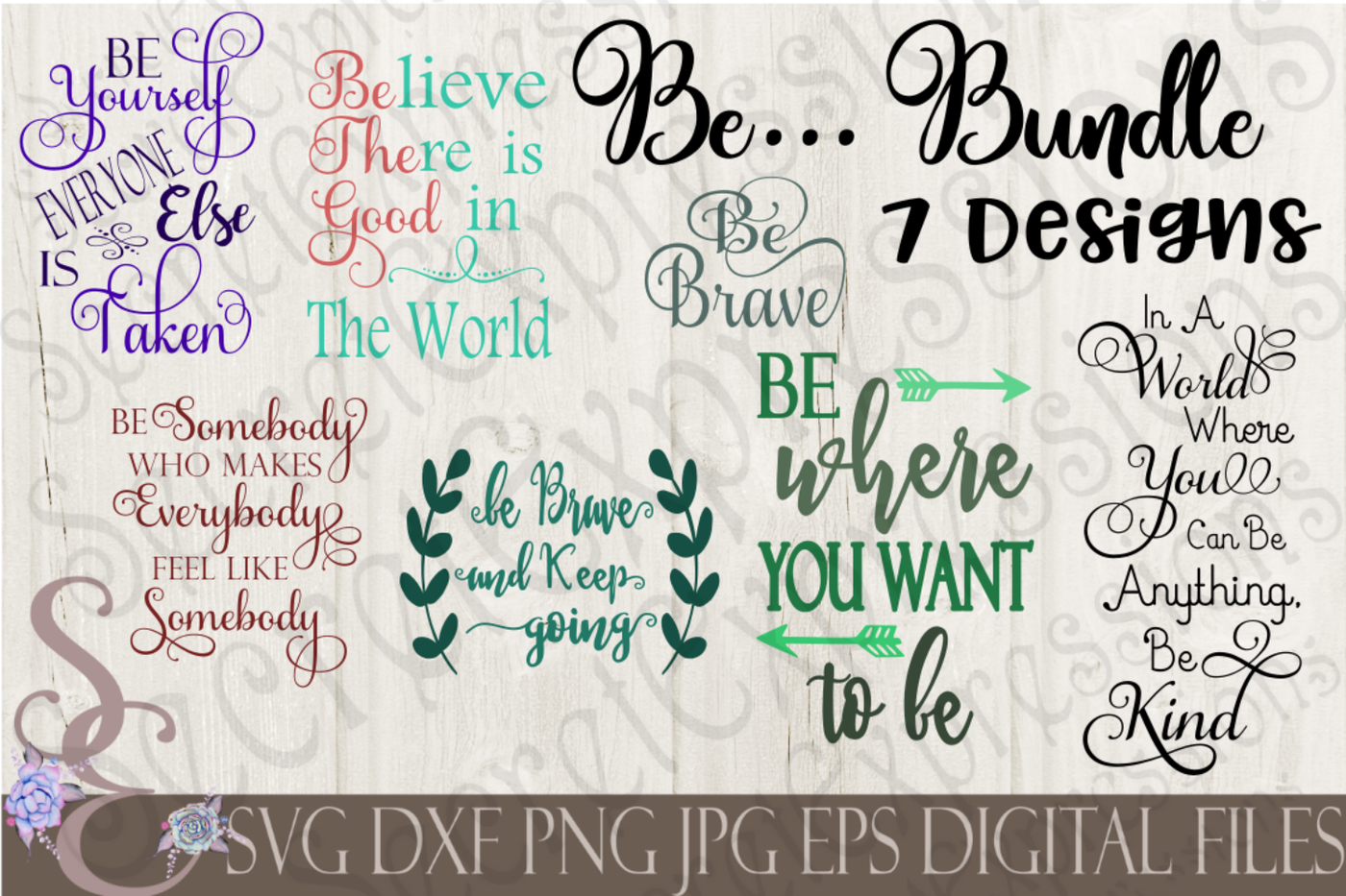 Download Be Inspirational SVG Bundle By SecretExpressionsSVG | TheHungryJPEG.com