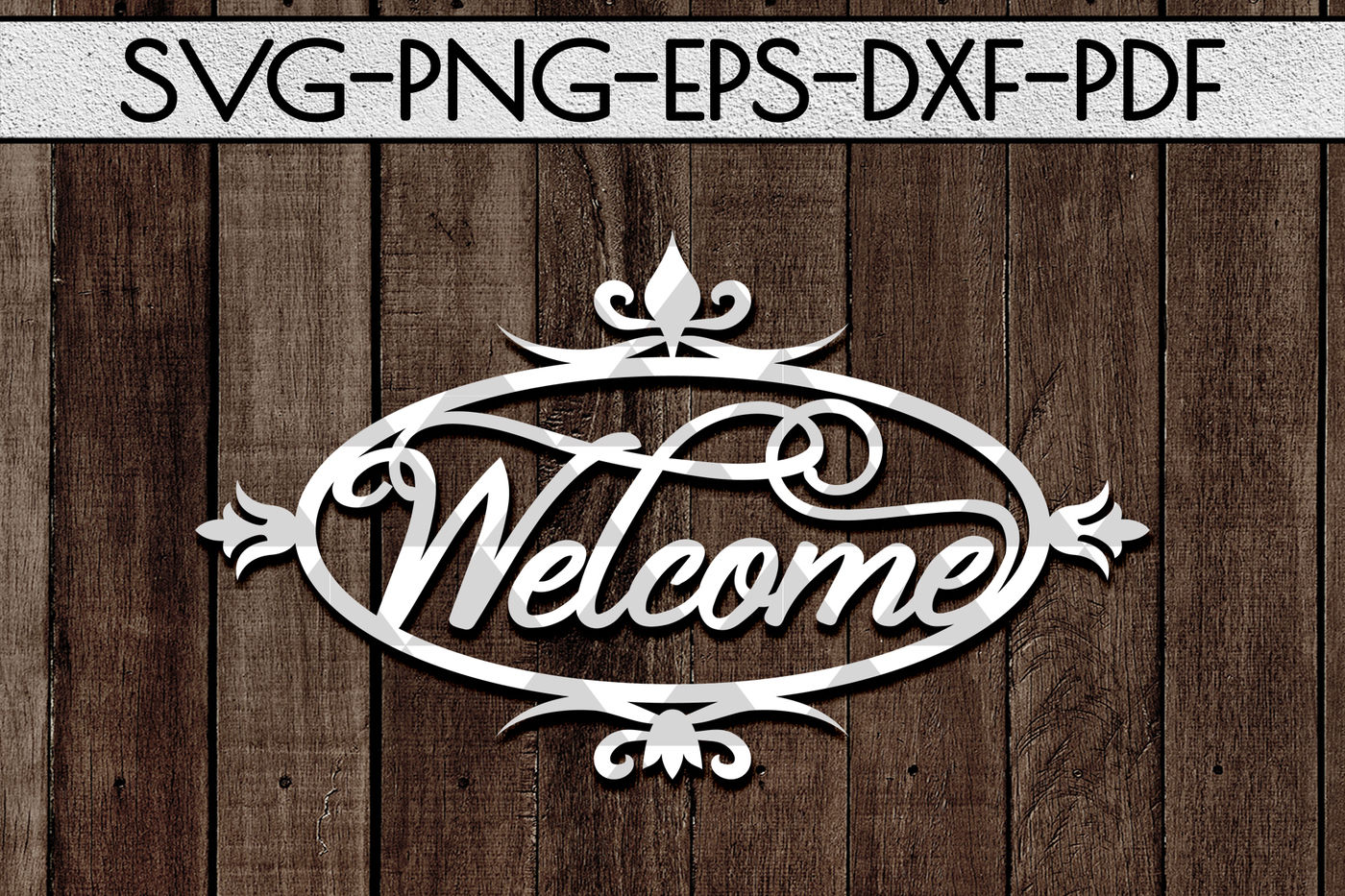 Download Welcome Sign Svg Cutting File Metal Designs Papercut Template Pdf By Mulia Designs Thehungryjpeg Com