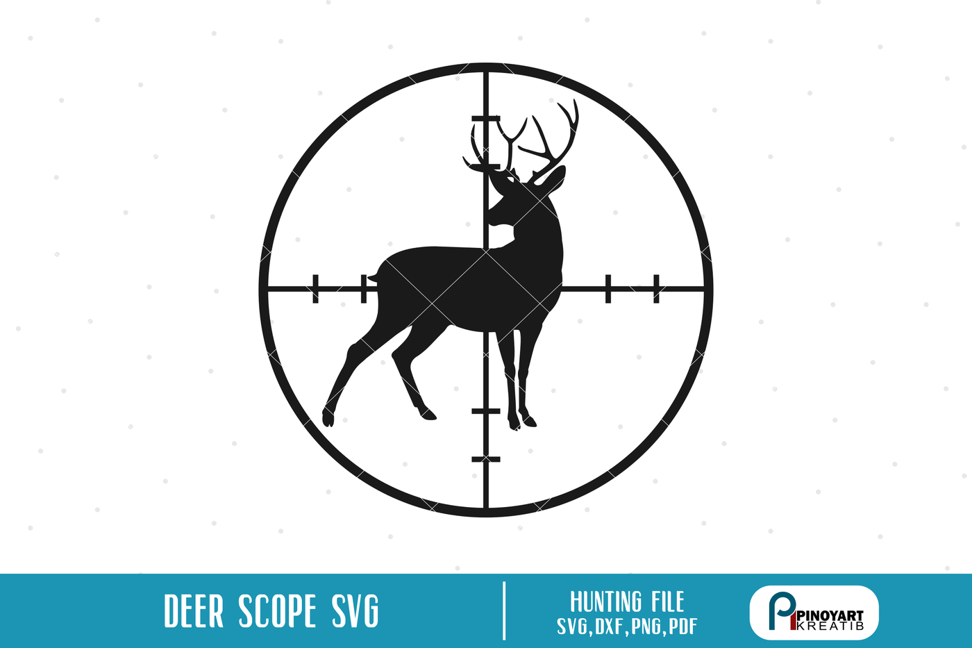 Download Deer in Scope svg, Deer Hunting svg, Deer svg, svg files for cricut By Pinoyart | TheHungryJPEG.com