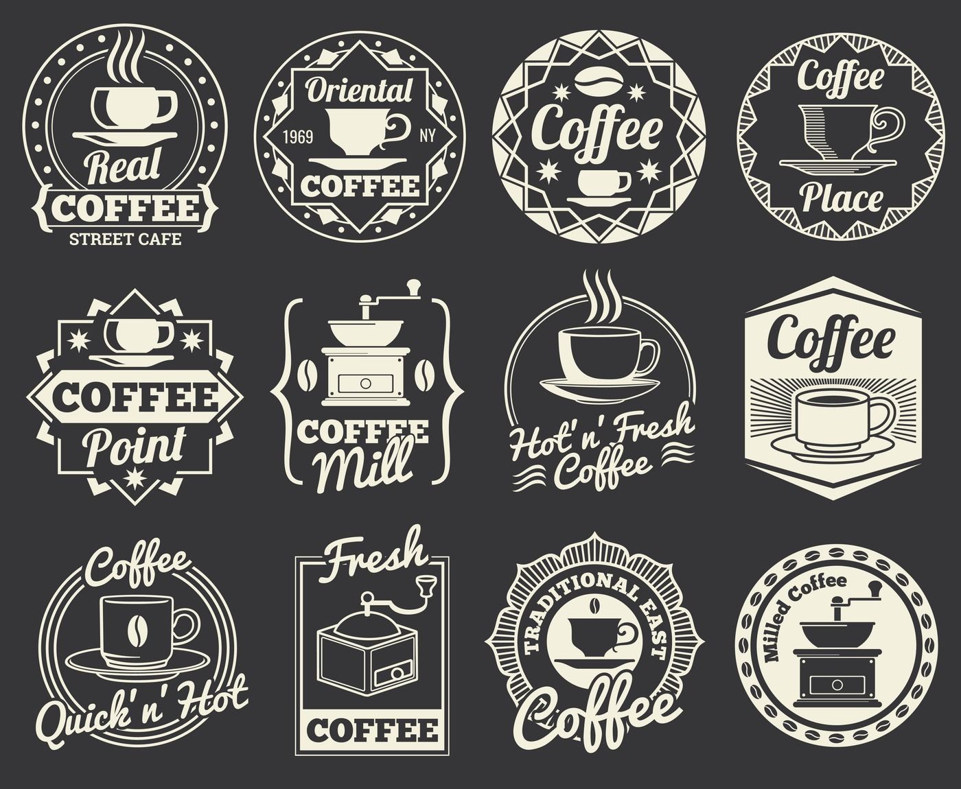 Vintage Coffee Logos