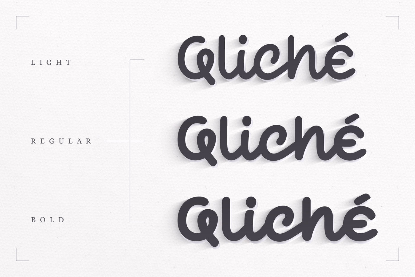 Qliche Typeface By Ayca Atalay Creative Thehungryjpeg Com