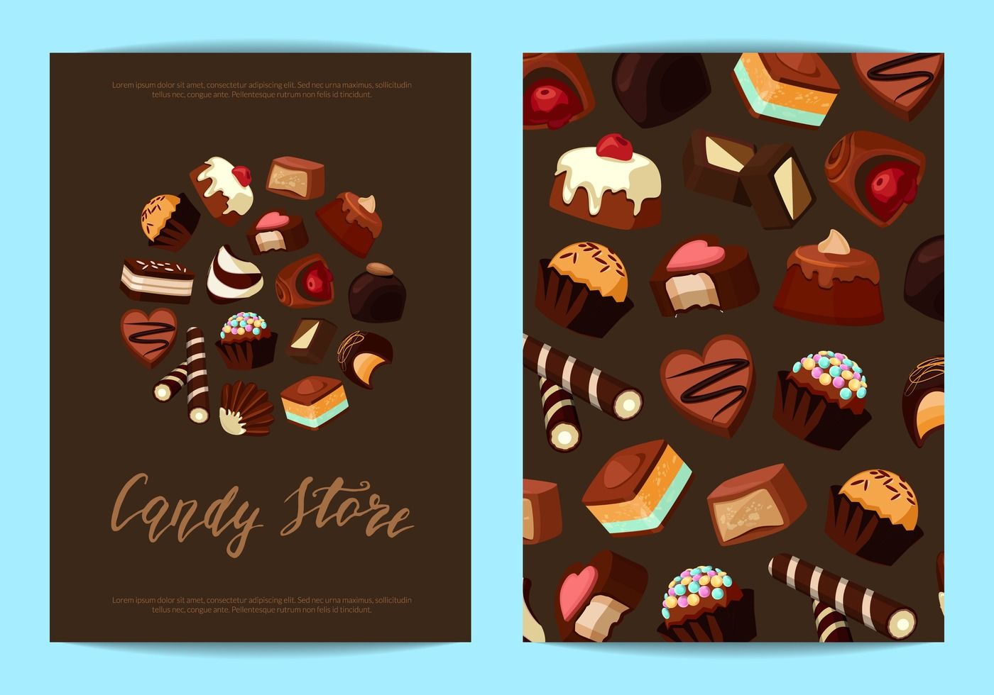 Download Chocolate Praline Pack Mockup Top View Yellowimages