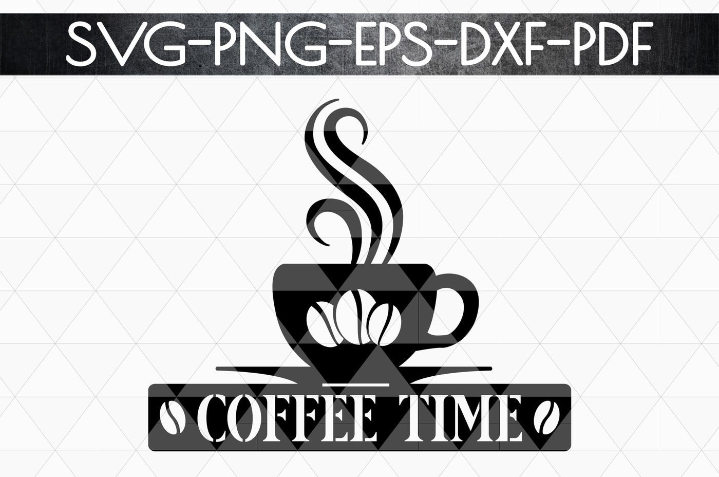 Download Coffee Time Sign Papercut Template Cafe Decor Svg Eps Pdf By Mulia Designs Thehungryjpeg Com