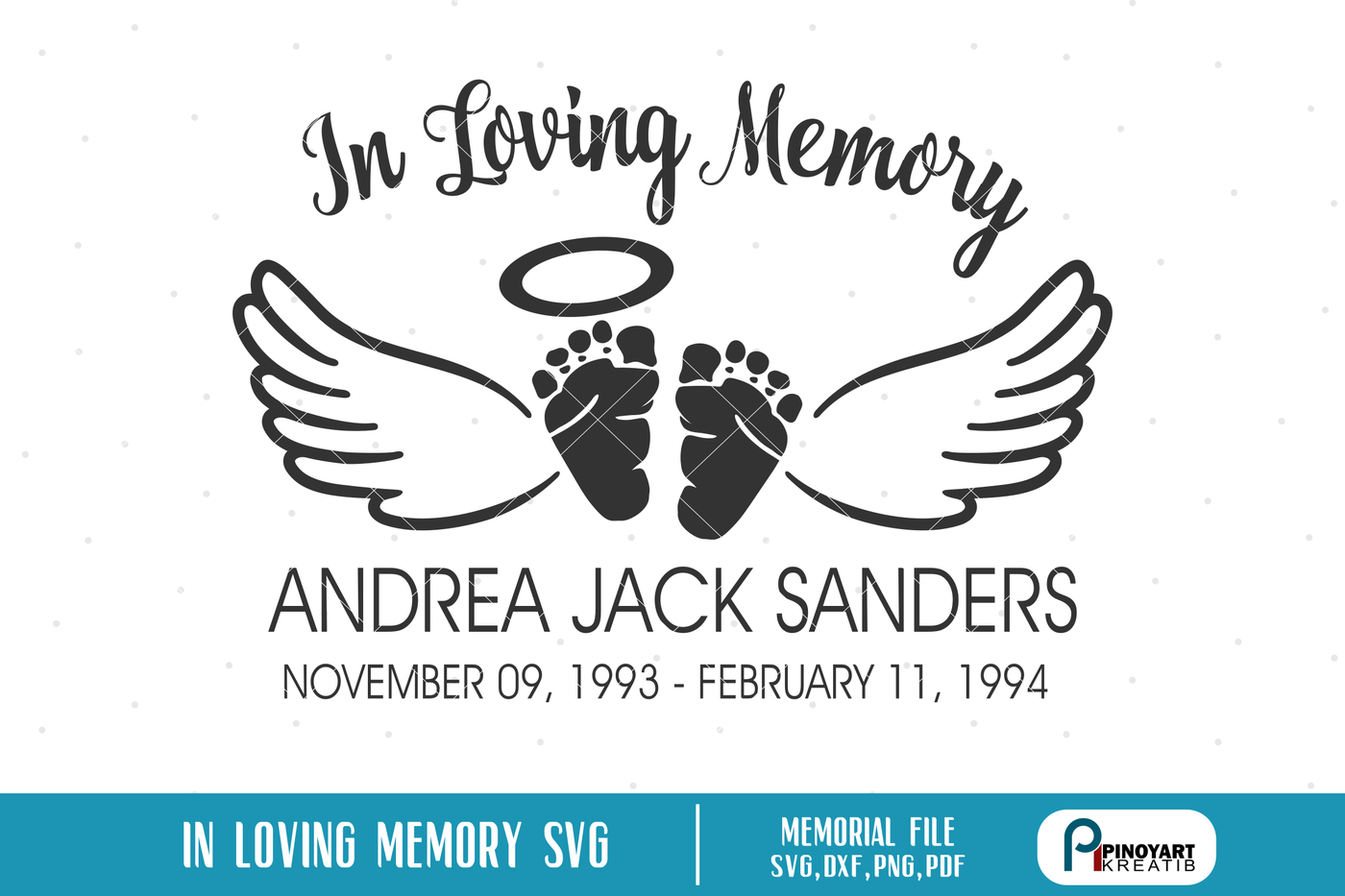 Download In Loving Memory svg, Baby Angel svg, Baby Memorial svg, Baby svg, svg By Pinoyart ...