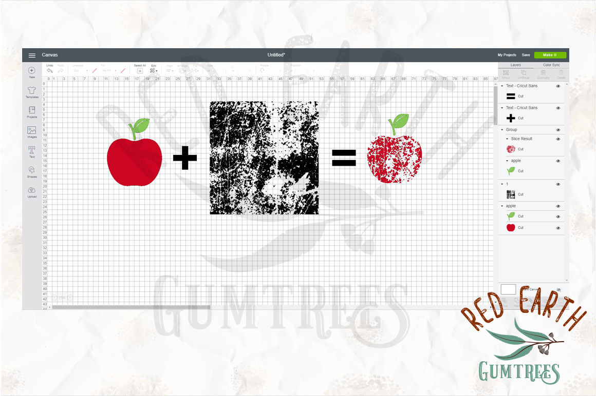 Download Grunge template SVG for Cricut Design space with instructions By SVGBreweryDesigns ...