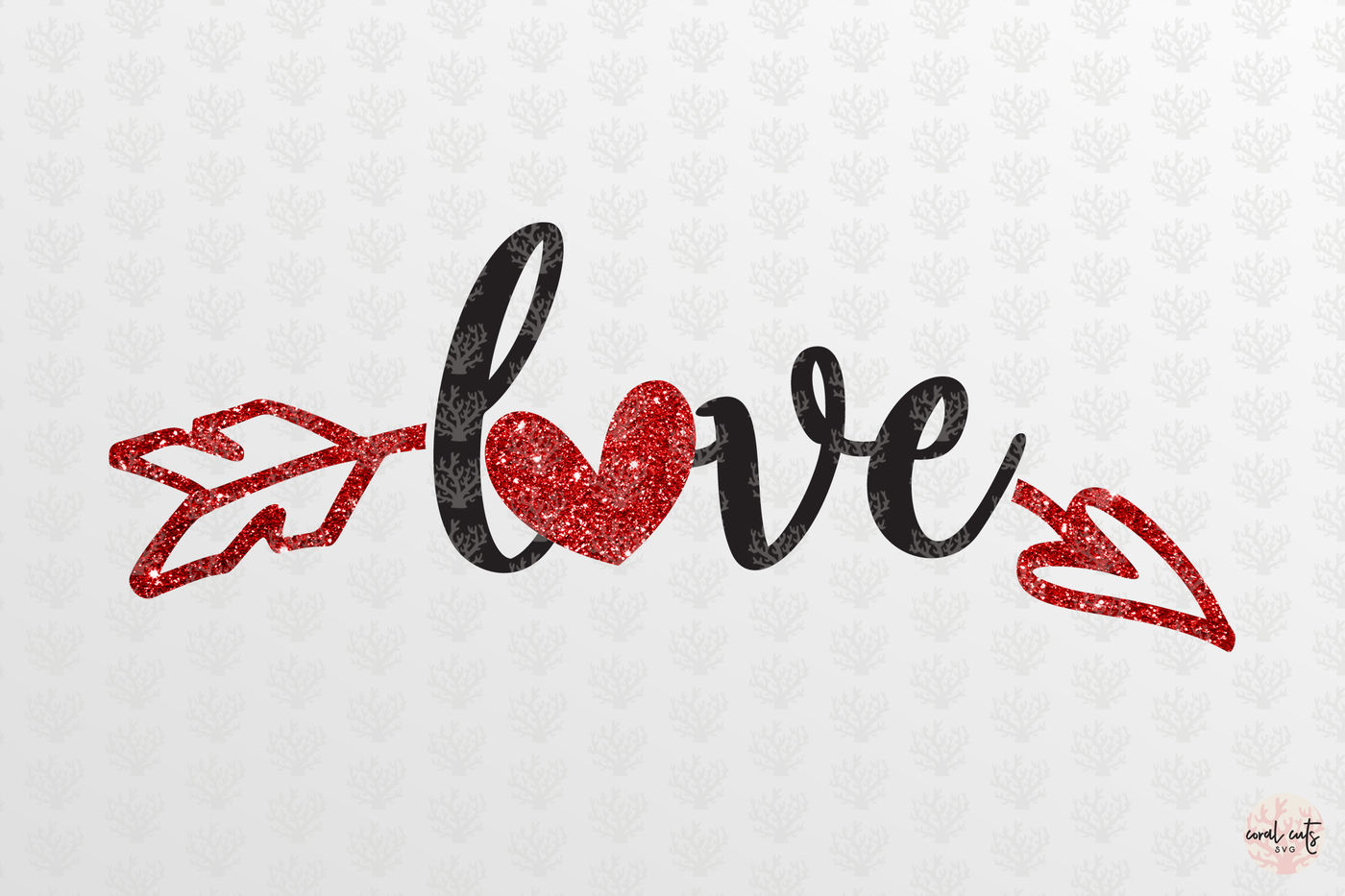 Love Svg Maching Cutting Dxf By CoralCuts | TheHungryJPEG