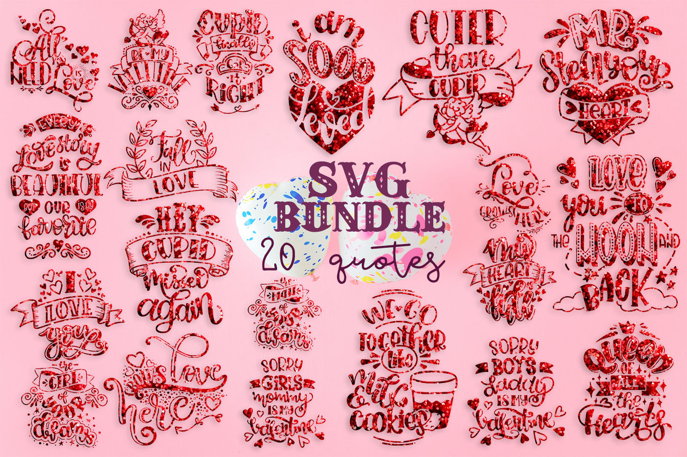 Download Valentine SVG Bundle St. Valentine's bundle By SVG Story | TheHungryJPEG.com