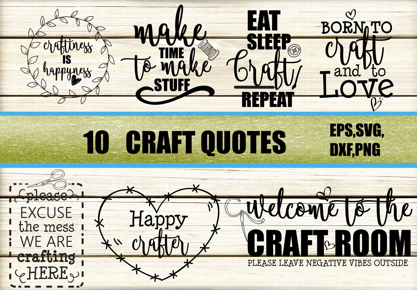 Craft Quotes SVG By yamini | TheHungryJPEG.com