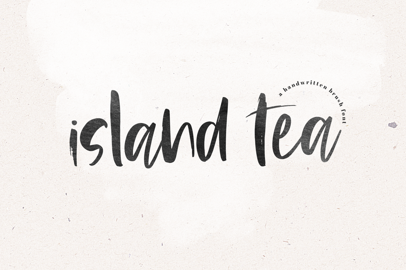 Island Tea Handwritten Brush Font By Ka Designs Thehungryjpeg Com