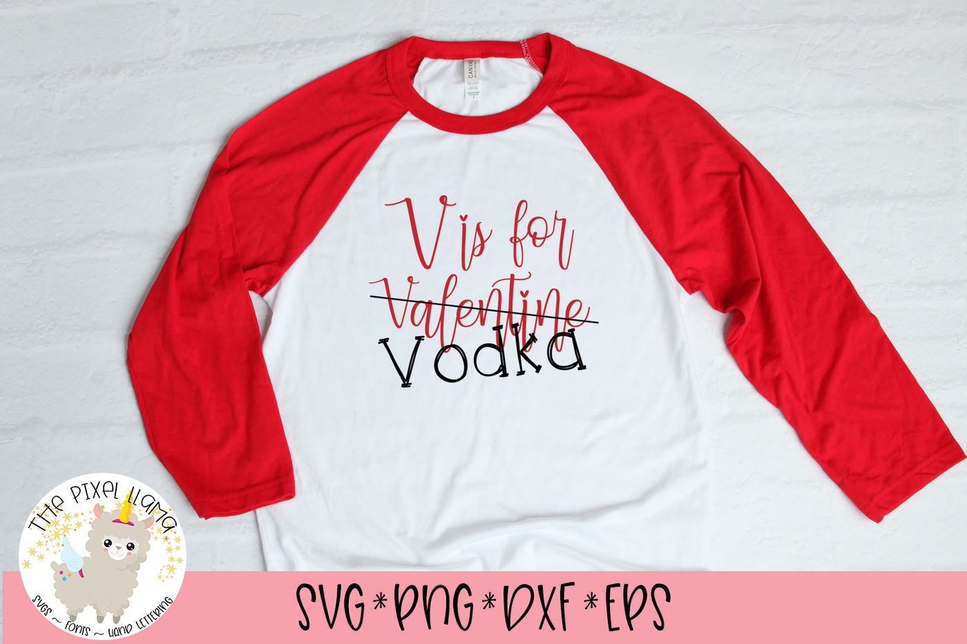 V Is For Vodka Anti Valentine Svg Cut File By The Pixel Llama Thehungryjpeg Com