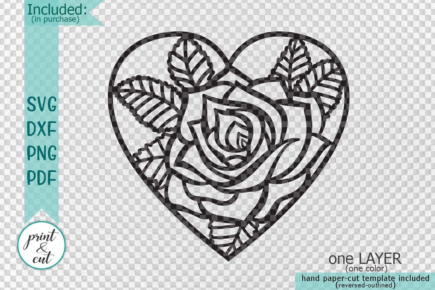 Cricut Free Rose Svg Cutting File