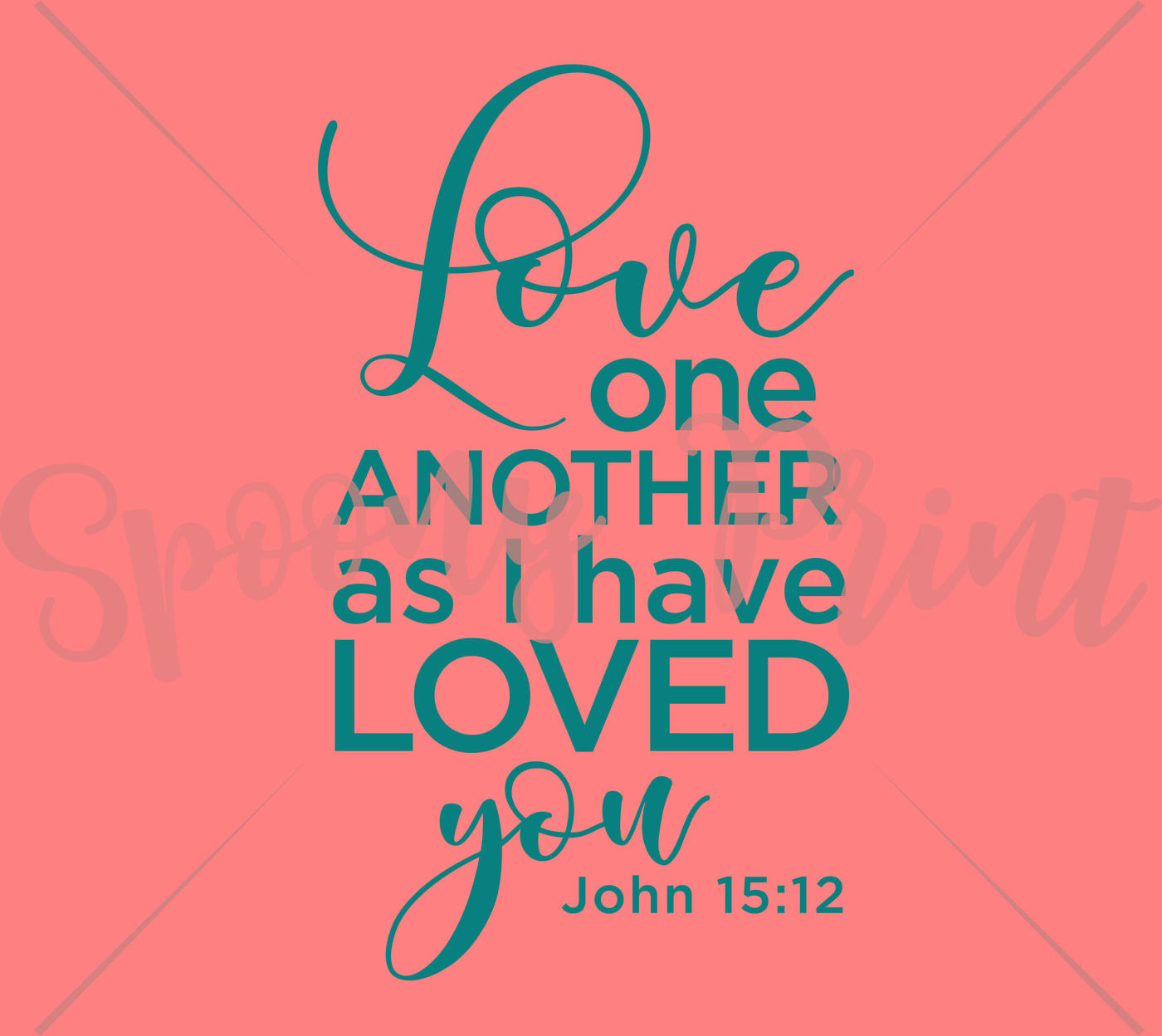 Love one another By spoonyprint | TheHungryJPEG