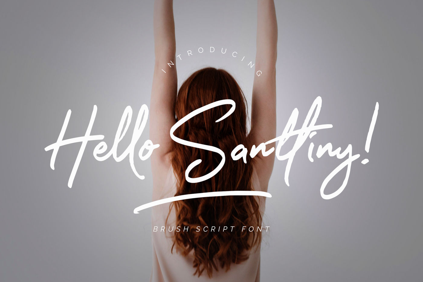 Hello Santtiny Brush Script By Creatype Studio Thehungryjpeg Com