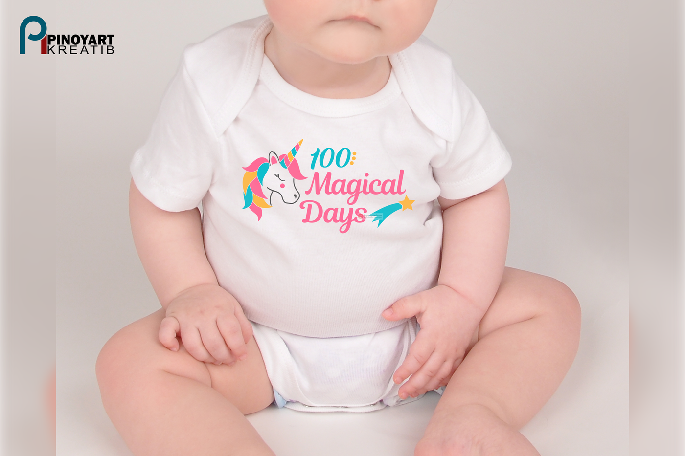 100 Magical Days svg, Baby 100 days svg, Baby svg, Unicorn svg, svg By