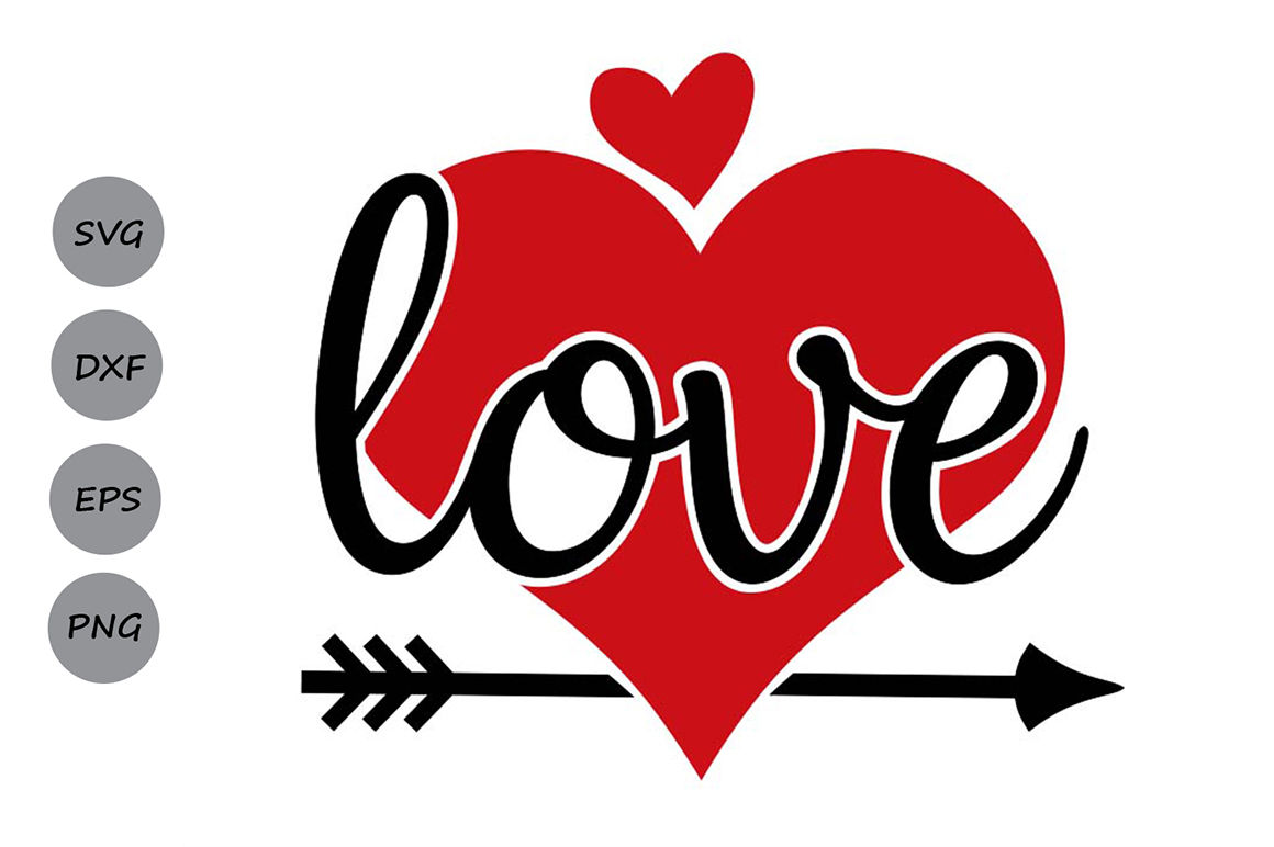 Download valentines day svg, love svg, heart svg, valentine svg, love arrow svg By CosmosFineArt ...