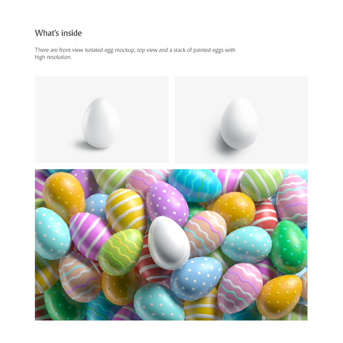 Download Easter Egg Mockup By Rebrandy Thehungryjpeg Com