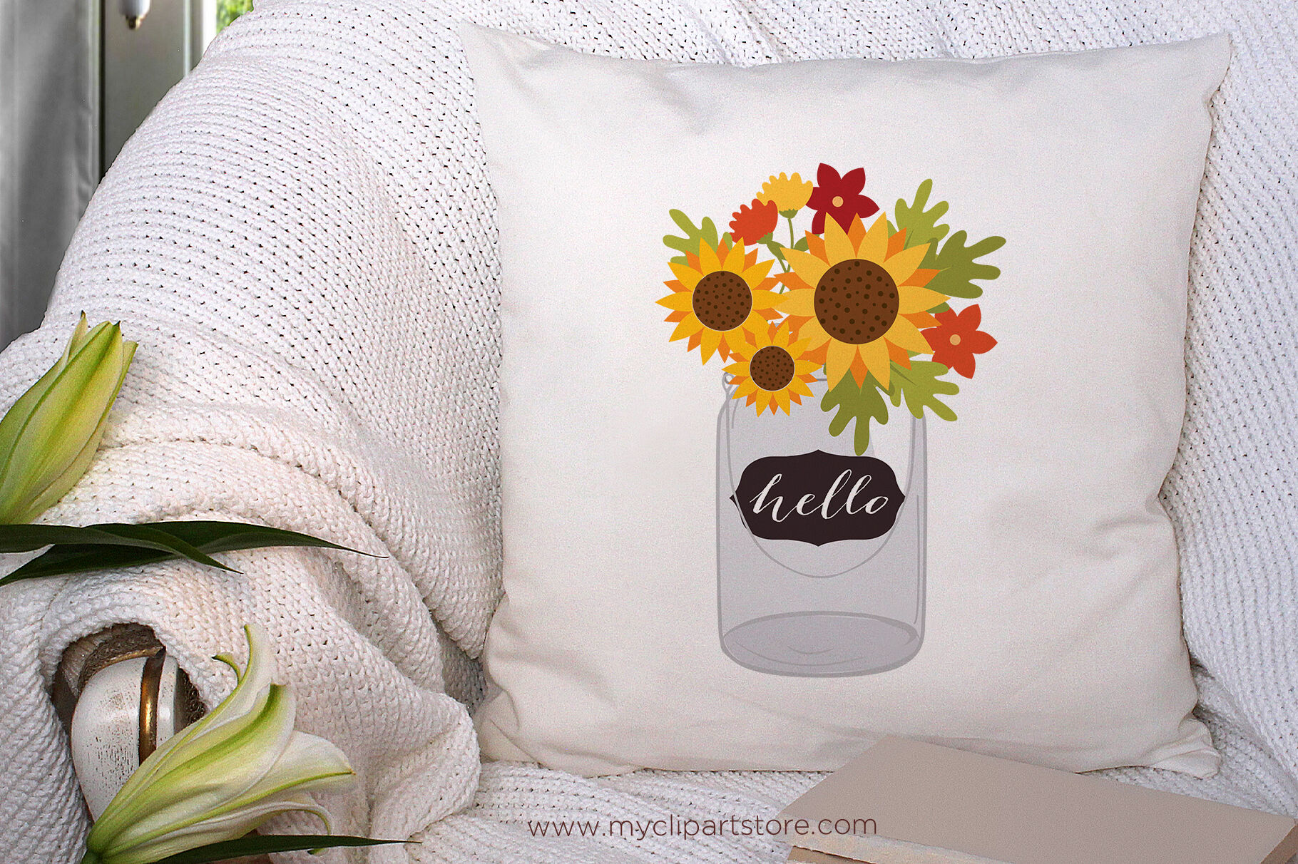 Download Sunflowers Clipart, Fall, Autumn, Thanksgiving, Sublimation, SVG By MyClipArtStore ...