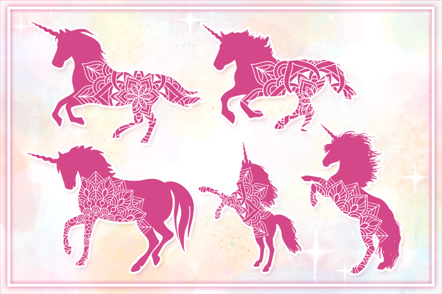 Download Unicorn Svg Bundle The Complete Craft Collection By Anastasia Feya Fonts Svg Cut Files Thehungryjpeg Com
